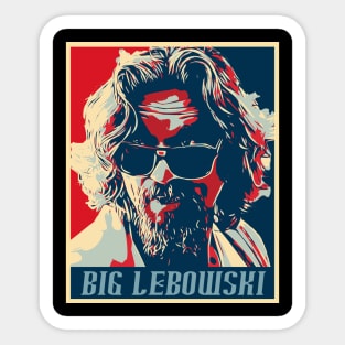 Big Lebowski Poster Pop Art Sticker